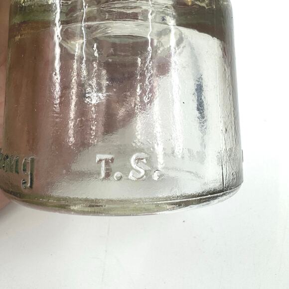 Armstrong VTG Collectible Glass Experimental Insulator Clear Made in USA 28 55 - Picture 6 of 9